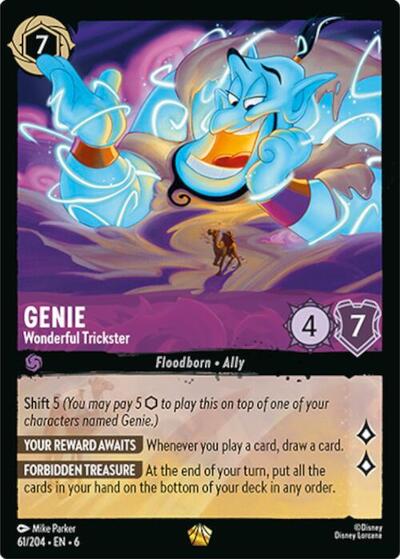 Genie - Wonderful Trickster #61 Azurite Sea