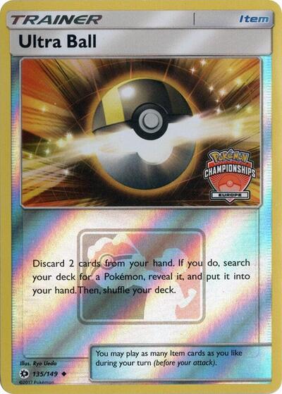 Ultra Ball #135 League & Championship Cards