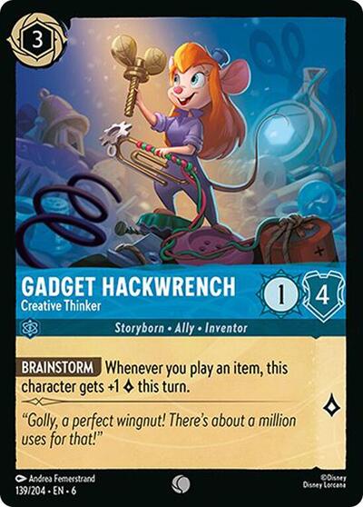 Gadget Hackwrench - Creative Thinker #139 Azurite Sea