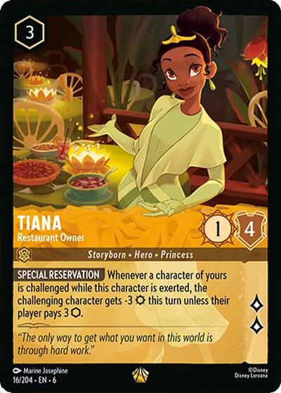 Tiana - Restaurant Owner #16 Azurite Sea
