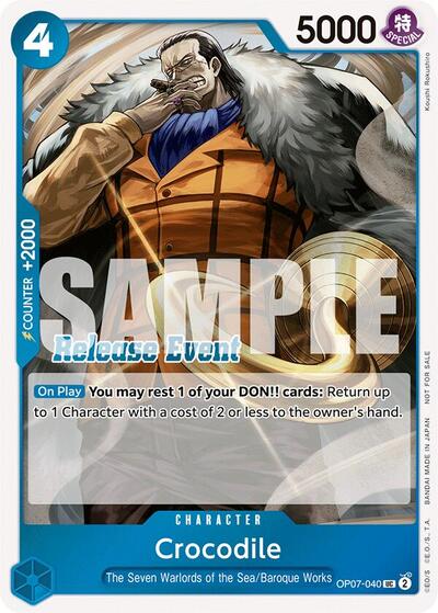 Crocodile (ST15 - ST20 Release Event Winner Pack) #OP07-040 One Piece Promotion Cards