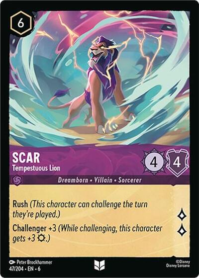 Scar - Tempestuous Lion #47 Azurite Sea