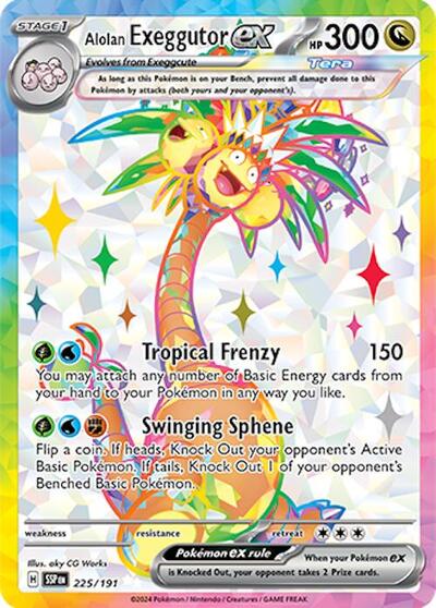 Alolan Exeggutor ex #225 Surging Sparks