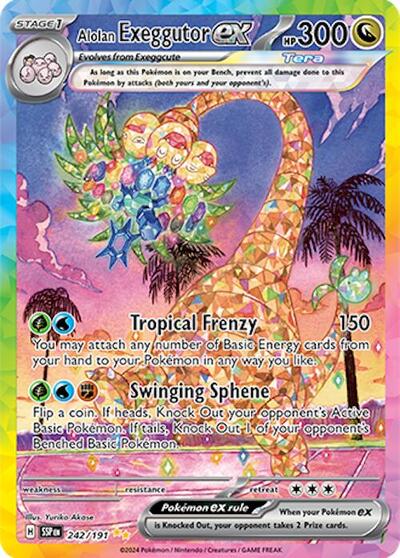 Alolan Exeggutor ex #242 Surging Sparks