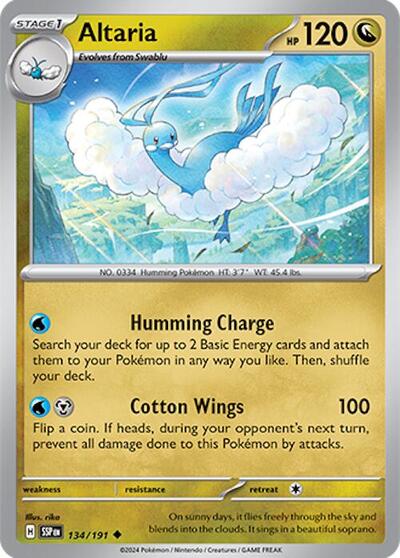 Altaria #134 Surging Sparks