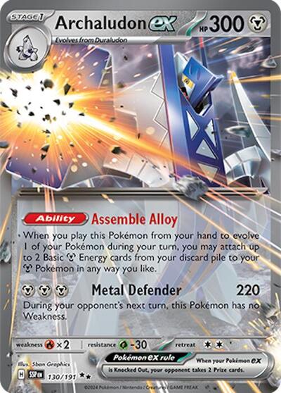 Archaludon ex #130 Surging Sparks