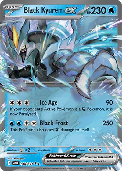 Black Kyurem ex #48 Surging Sparks