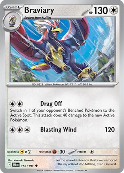 Braviary #153 Surging Sparks