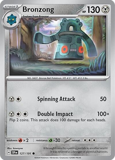 Bronzong #127 Surging Sparks