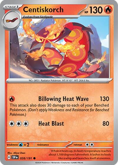 Centiskorch #28 Surging Sparks