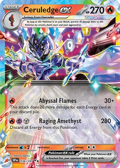 Ceruledge ex #36 Surging Sparks