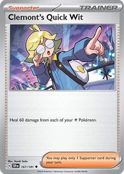 Clemont's Quick Wit #167 Surging Sparks