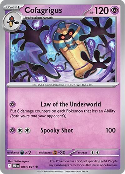 Cofagrigus #83 Surging Sparks