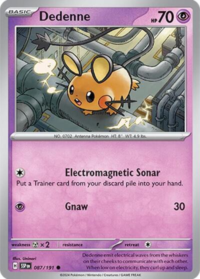 Dedenne #87 Surging Sparks