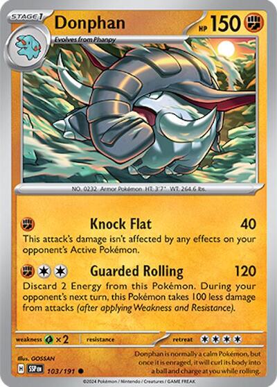 Donphan #103 Surging Sparks