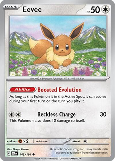 Eevee #143 Surging Sparks