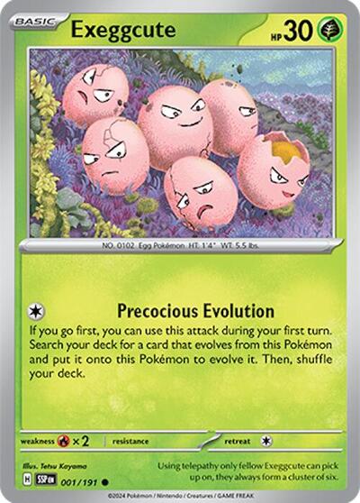 Exeggcute #1 Surging Sparks