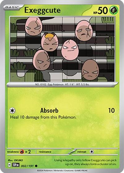 Exeggcute #2 Surging Sparks