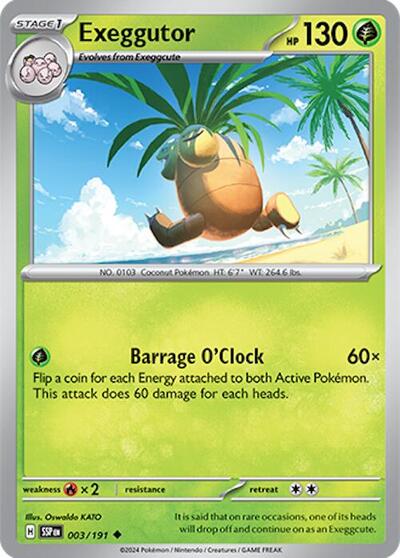 Exeggutor #3 Surging Sparks