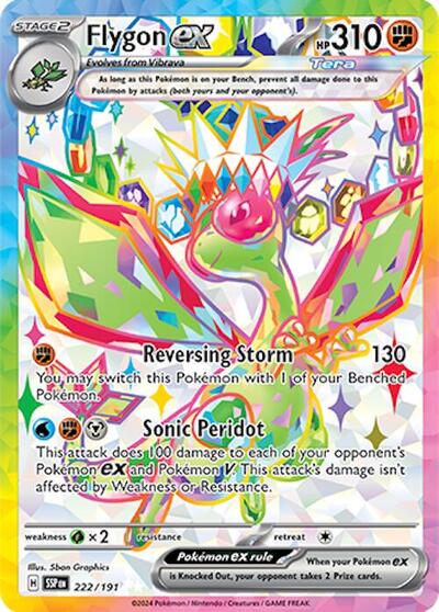 Flygon ex #222 Surging Sparks