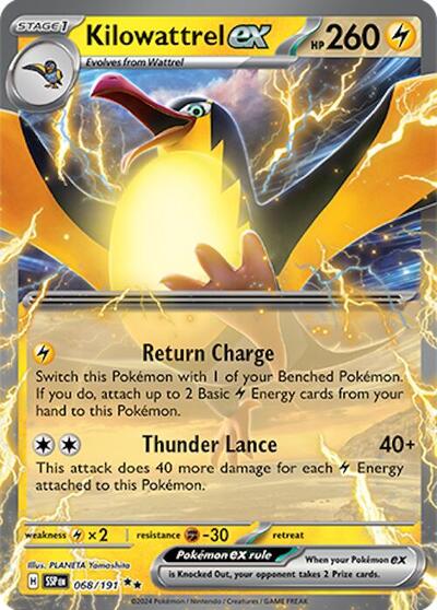 Kilowattrel ex #68 Surging Sparks