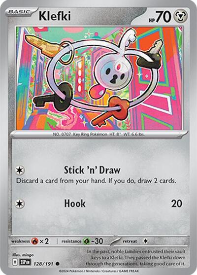 Klefki #128 Surging Sparks