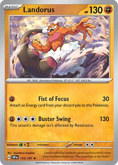 Landorus #110 Surging Sparks