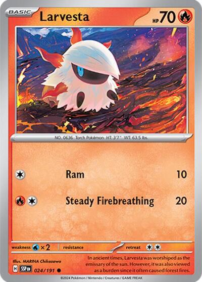 Larvesta #24 Surging Sparks