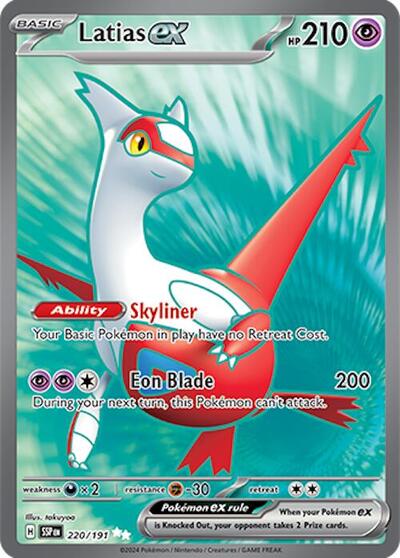 Latias ex #220 Surging Sparks