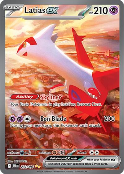 Latias ex #239 Surging Sparks