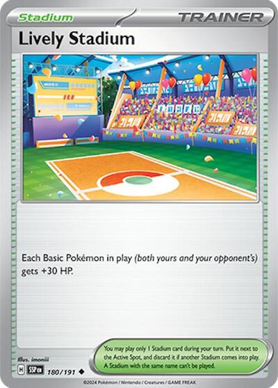 Lively Stadium #180 Surging Sparks
