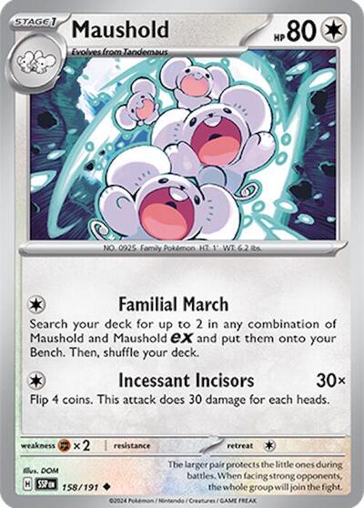 Maushold #158 Surging Sparks