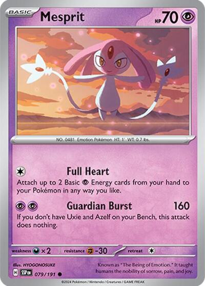 Mesprit #79 Surging Sparks