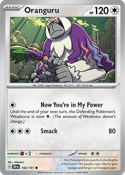 Oranguru #156 Surging Sparks