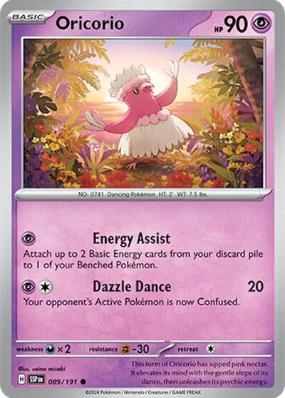 Oricorio #89 Surging Sparks
