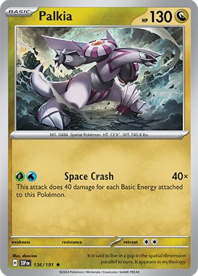 Palkia #136 Surging Sparks