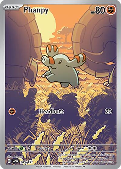 Phanpy #205 Surging Sparks
