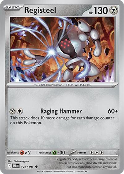 Registeel #125 Surging Sparks