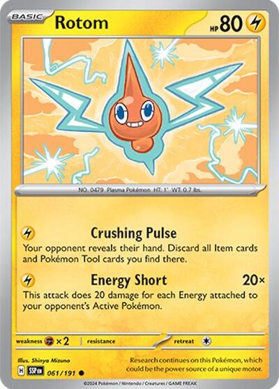 Rotom #61 Surging Sparks