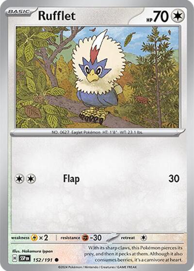 Rufflet #152 Surging Sparks