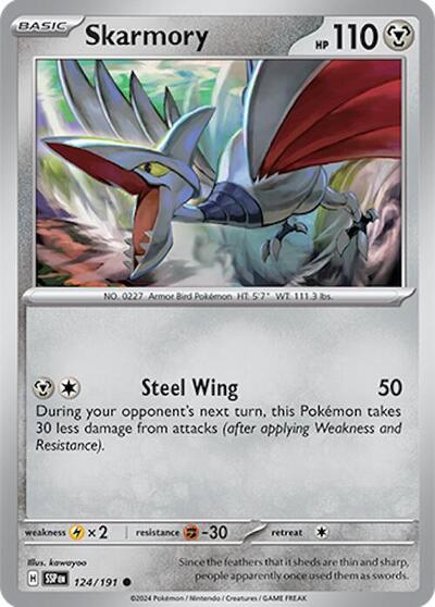 Skarmory #124 Surging Sparks