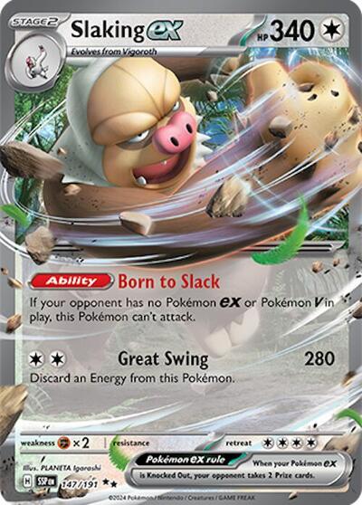 Slaking ex #147 Surging Sparks