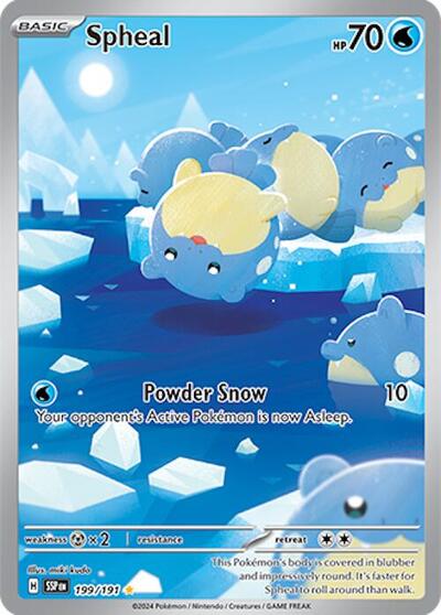 Spheal #199 Surging Sparks