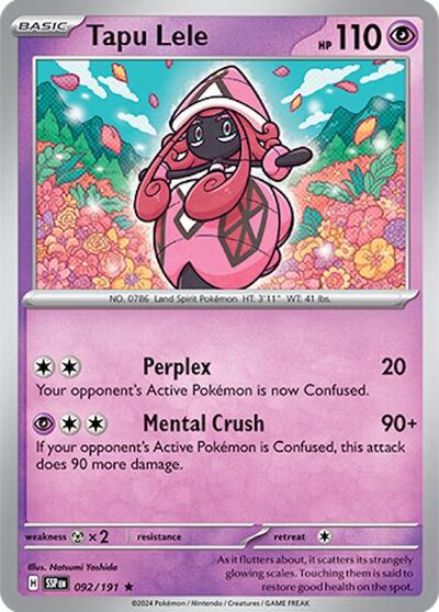 Tapu Lele #92 Surging Sparks