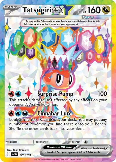 Tatsugiri ex #226 Surging Sparks
