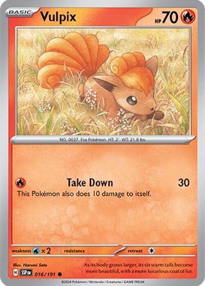Vulpix #16 Surging Sparks