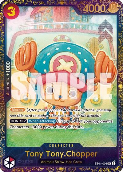 Tony Tony.Chopper (Treasure Cup 2024) #EB01-006 One Piece Promotion Cards