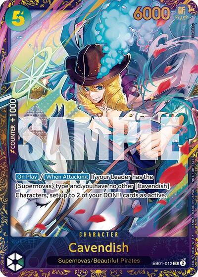 Cavendish (Treasure Cup 2024) #EB01-012 One Piece Promotion Cards