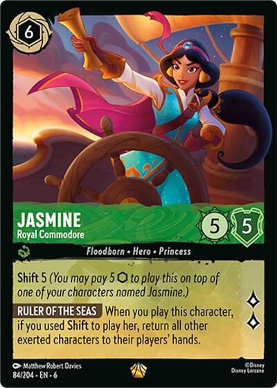 Jasmine - Royal Commodore #84 Azurite Sea