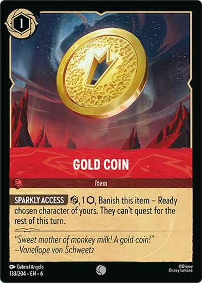 Gold Coin #133 Azurite Sea